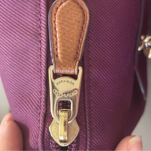 Coach Crossbody Purple Bag - Picture 10 of 16